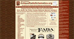 Desktop Screenshot of antiqueradioschematics.org